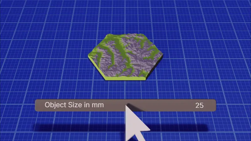 Object Size setting demonstration